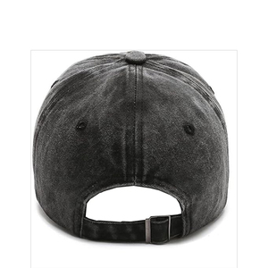 OEM High Quality Unisex 6-Panel Vintage Baseball Hats <b>Plain</b> Blank 100% Cotton Custom Embroidery Logo Solid Color Baseball <b>Cap</b> - Product Image 6