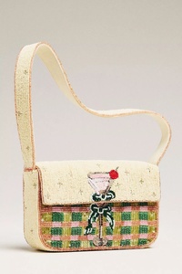 New Stylish Cocktail Embroidered Beaded Soft Lightweight Comfortable <b>Wedding</b> Shoulder Bags Women Girls Chic Retro Fashion Purse - Product Image 1