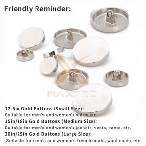 Botones de Hierro para Uniformes Ceremoniales Personalizados de Marca Privada, Último Estilo - Product Image 3