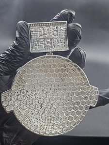 จี้ตัวอักษรฮิปฮอปแบบวงกลมประดับเพชร  เครื่องประดับเงินแท้ 925 สองสี  จี้เพชรโมอิสซาไนต์ VVS สไตล์แร็ปเปอร์ - Product Image 5