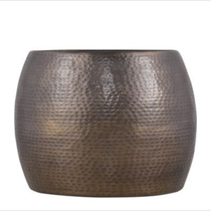 Handmade Hammered Metal <b>Stool</b> Industrial Design Antique Finish Living Room Furniture Ottoman Home Decorative - Product Image 1