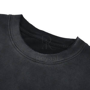 เสื้อยืดพิมพ์ลายทรงหลวม แขนสั้น ดีไซน์ใหม่ ผ้าฝ้าย 100% สีซีดแบบซันเฟด สำหรับผู้ชาย ผลิตในปากีสถาน ราคาดีที่สุด - Product Image 6