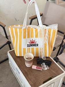 Wholesale <b>Large</b> Size Beach Shopping <b>Bag</b> Custom Logo Cotton Canvas <b>Tote</b> <b>Bag</b> Reusable Eco Friendly Shoulder Handle Advertising Use - Product Image 3