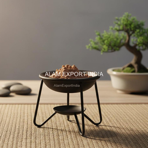Difusor de Aroma Decorativo de Latón Puro con Acabado Dorado, Diseño Tradicional, Último Producto, para el Hogar, para Aceites Esenciales e Incienso - Product Image 3