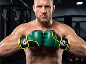 ถุงมือ MMA Dumela International EVO หนังวัวแท้ สีเขียว ทนทาน ใช้ได้ทุกฤดู ป้องกันได้ดี - Product Image 3