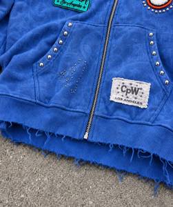 Sudadera con Capucha Unisex Teesso de Poliéster 100% Terry, Bordado de Letras, Antiencogimiento, Ajuste Regular, Azul Marino, Otoño, Venta al por Mayor ODM - Product Image 4