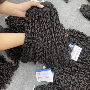 Meilleures ventes 2026 – Extensions de cheveux naturels en trame, bouclés style pixie, prêts à être expédiés – Cheveux vietnamiens bruts - Product Image 3