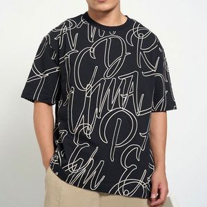 T-shirts pour hommes col rond style ringer, T-shirt graphique DTG DTF délavé et vieilli, grande taille, décontracté, streetwear, coupe ample, unisexe - Product Image 2