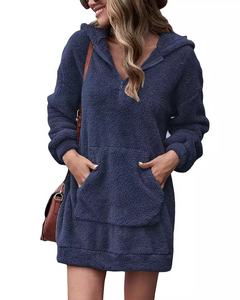Sudadera con capucha de invierno para mujer, Abrigo con capucha de mujer - Product Image 3