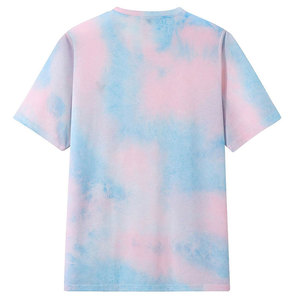 Camiseta Tie Dye para Hombre, Personalizada, de Algodón, Informal, de Manga Corta, Ropa de Calle de Verano, Venta al Por Mayor - Product Image 2