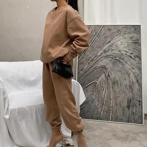 ชุดวอร์มผู้ชายแบบเรียบ หนานุ่ม ไซส์ใหญ่พิเศษ ผ้าฝ้าย 100% แขนสั้น คอกลม ชุดสเวตเชิ้ต ชุดวอร์มผู้หญิง - Product Image 6