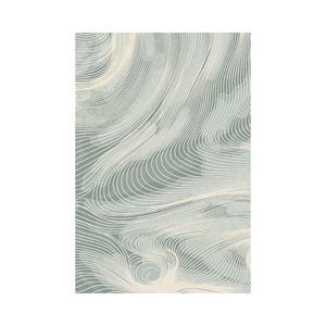 Juego de alfombras de estilo abstracto con mechones a mano de primera calidad - Product Image 1