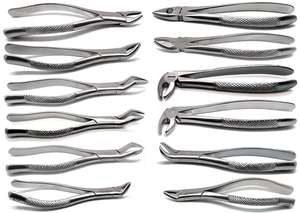 Instruments dentaires, forceps d'extraction dentaire en acier inoxydable, set de forceps d'extraction dentaire pour adultes - Product Image 3