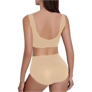 Maillot de bain bikini tendance deux pièces pour femme, motif écossais, design triangle sexy, séchage rapide, respirant, léger, plage, fabricant OEM personnalisé - Product Image 6