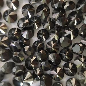 Meilleure vente 3.90-4.10mm diamants naturels taille ronde noire bijoux fins avec finition pierres en vrac de qualité supérieure - Product Image 1