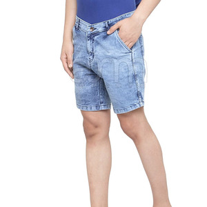 High Quality <b>Button</b> Design Men's Casual <b>Jeans</b> Shorts Summer New Casual Wear <b>Jeans</b> Shorts For Sale - Product Image 5