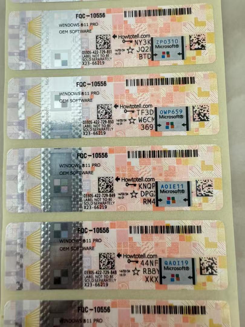 sticker windows 11 pro