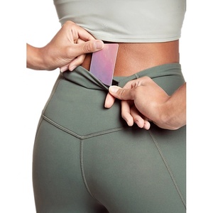 Leggings Deportivos Cómodos de Malla Elástica con Cintura Elástica, Secado Rápido, Transpirables, Ajustados, Pantalones de Yoga Duraderos, Estándar Internacional - Product Image 6