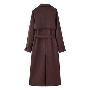 เสื้อผ้าสตรี ฤดูหนาว 2026 สไตล์ยุโรปและอเมริกาใหม่ เสื้อโค้ทยาวแบบกระดุมสองแถว ดีไซน์หรูหรา - Product Image 2