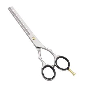 Ciseaux de coiffure professionnels en acier inoxydable, lame tranchante, pour droitiers, manche moyen, ciseaux de coupe de cheveux - Product Image 3