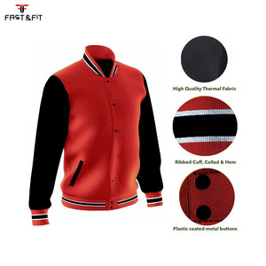 Blouson Bomber Sportif Unisexe Respirant Hiver avec Logo Personnalisé, Face Avant en Toile 100% Coton - Product Image 4