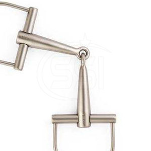 บิตแบบ D-Ring สำหรับม้า ทนทาน เหมาะสำหรับมืออาชีพ ใช้สำหรับฝึกซ้อมในคอกและฝึกขี่ม้า - Product Image 5
