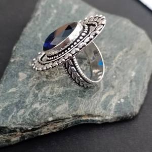 Beautiful Tanzanite <b>Ring</b> 925 Sterling Silver Handmade Jewelry Gift For Women Birthday Luxury Elegant Design - Product Image 2