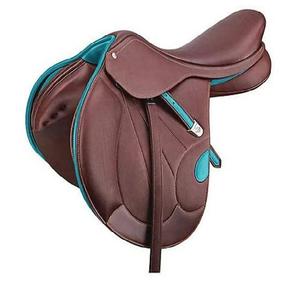 Silla de Montar Inglesa Resistente de Cuero Premium, Diseño Ligero y Cómodo para Salto y Doma Clásica - Product Image 1