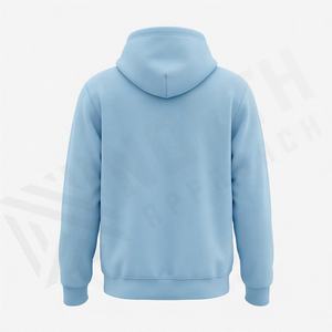 Dernier modèle de sweat-shirt décontracté pour hommes, en coton uni, respirant, pull-over, streetwear haut de gamme, couleur personnalisée - Product Image 2
