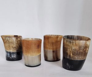 Vaso de Cuerno de Búfalo para Whisky, Vino, Té, Café y Cerveza, Artesanía en Cristalería, Cuerno de Búfalo de Alta Calidad - Product Image 6