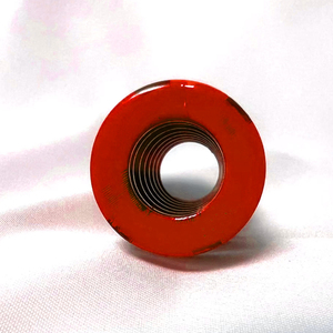 Resorte de compresión rojo Mollificio Bordignon USR de sección ovalada con carcasa de carga media, diámetro: 1 1/4, diámetro de varilla: 5/8 - Product Image 3