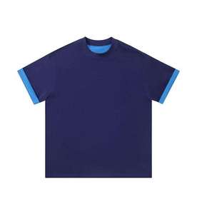 Camiseta de Hombre, Corte Regular, 100% Algodón Jersey, Manga Corta, Cuello Redondo, Antiarrugas, Estampado Digital, Diseño Sólido, Estilo Casual, Moderno y Urbano - Product Image 1
