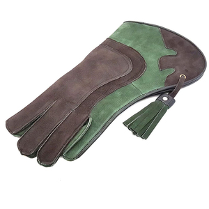 Gants de fauconnerie en cuir de vachette double couche de qualité supérieure pour la manipulation et la chasse des faucons – Vente en gros - Product Image 5