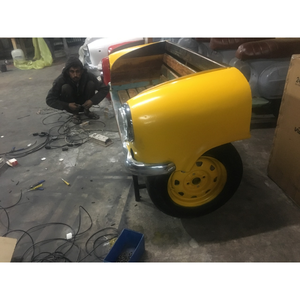 Reproduction Ambassador Car Sofa Reclaimed Wood Metal Frame Vintage Style Furniture Bulk Custom Orders - Product Image 3