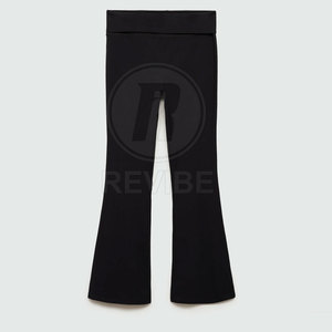 Factory Made Best Selling Yoga <b>Flare</b> <b>Legging</b> Fitness Wear Women Mid Waist Breathable Customized Logo & Colors - Product Image 5