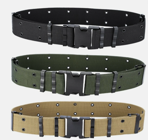 Heavy Duty Utility <b>Belt</b> for Men Adjustable Load Bearing <b>Work</b> <b>Belt</b> with Buckle Security & Outdoor Use - Product Image 1