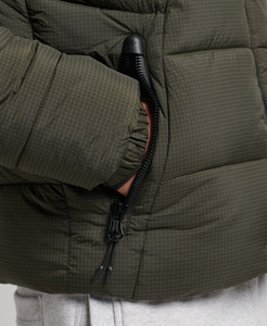 Winter 2026 Wholesale Custom Printed Puffer <b>Jacket</b> for Men Customized Casual Winter Polyester Bubble <b>Jacket</b> for Men with Pockets - Product Image 3