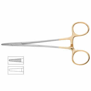 เครื่องมือผ่าตัดคุณภาพสูง ปี 2026 ได้รับการรับรองมาตรฐาน CE  เครื่องมือผ่าตัดแบบ Mayo Hegar Needle Holder สำหรับขาย - Product Image 3