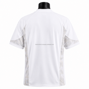 Camiseta de Fútbol Americano Personalizada para Hombre, Cuello en V, Blanca con Estrella Roja, Impresión Sublimada, Manga Corta, Transpirable, con Tirantes en T, Absorbe la Humedad - Product Image 6