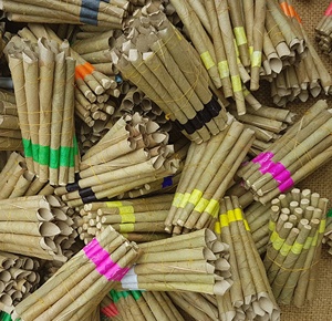 Conos de hoja de palma de ébano orgánico vegano sin filtrar enrollados a mano hoja de ébano orgánico Natural quema lenta posee su marca suministro a granel - Product Image 4