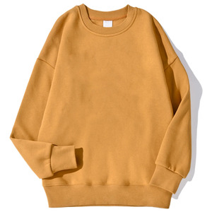 Sweat-shirt streetwear personnalisé de créateur en molleton bouclette uni pour homme, 100% coton épais de haute qualité, faible MOQ OEM, personnalisable, grammage lourd - Product Image 2
