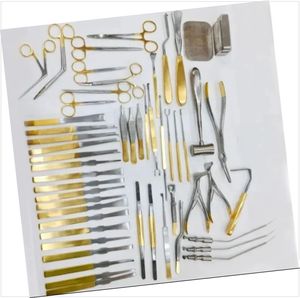 ชุดเครื่องมือผ่าตัดเสริมจมูกขั้นสูงรุ่นใหม่ ผลิตจากสแตนเลสสตีล ใช้งานด้วยมือ ได้รับการรับรองมาตรฐาน CE ระดับ Class I คุณภาพสูง - Product Image 1