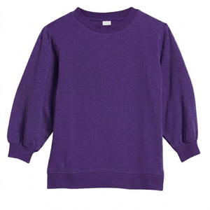 Sweat-shirt personnalisé pour femme, col rond, surdimensionné, manches longues, en molleton doux, en coton, décontracté, avec logo personnalisé - Product Image 4