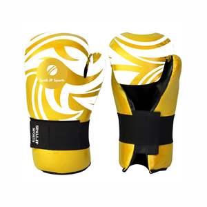 Gants semi-contact en gros avec rembourrage en mousse durable pour le Taekwondo, le Karaté et les arts martiaux – Gants semi-partial pour le sparring - Product Image 1