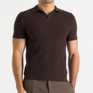 Polo pour homme, léger, à manches courtes, col classique, pour l'été, les sports de plein air, le quotidien, beige, confortable et élégant - Product Image 4