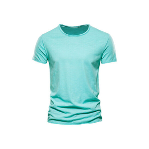 <b>Men's</b> Solid Crew Neck Short Sleeve <b>T</b>-<b>Shirt</b> <b>Navy</b> <b>Blue</b> Blank Tee Custom Anti-Wrinkle Breathable Plain <b>T</b>-<b>Shirts</b> - Product Image 4