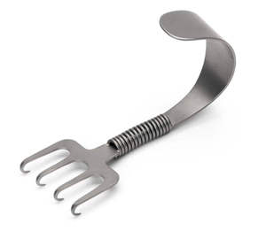Retractor Quirúrgico Médico Gorney Hook Rake de 3″ (7.5cm), 38mm de Ancho, Instrumento Manual de Acero Inoxidable de 4 Puntas - Product Image 4