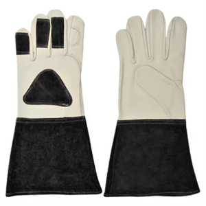 Guantes de soldadura TIG/MIG duraderos, resistentes y de última tendencia, con palma y pulgar reforzados, equipo de seguridad para las manos, los mejores guantes de soldadura. - Product Image 2