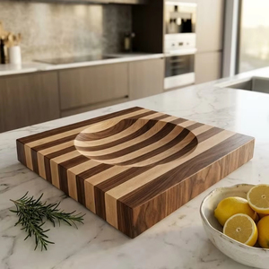 Tabla de Cortar de Madera de Haya Alemana, Diseño Moderno de Alta Calidad, Hecha a Mano, Ecológica, Personalizable OEM, Cóncava, con Garantía de Más de 5 Años - Product Image 1