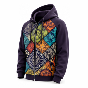 Professional Sublimated Fleece Pullover <b>Hoodie</b> 100% Polyester Men's Winter Athletic Lifestyle Garment Custom Artwork Hoodies - Product Image 3